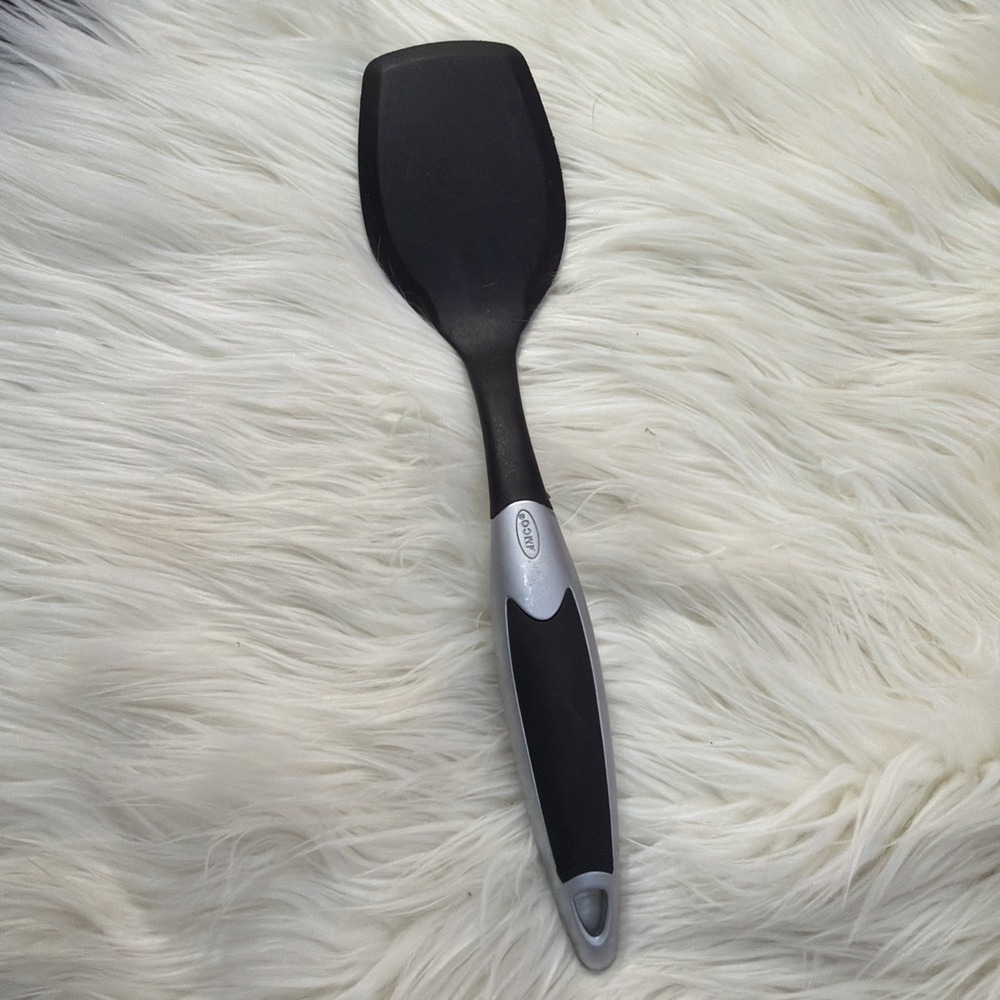 AMCO Nylon Spatula Pancake Turner,  Flipper Non Scrape Pans Heavy Duty Hanging